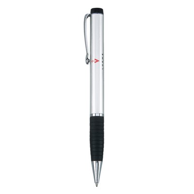 New Coburg Satin Chrome Metal Ballpoint Pen