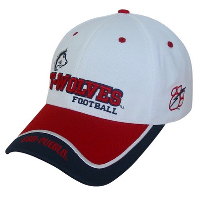 Stretch Fit Baseball Cap w/Contrast Eyelet