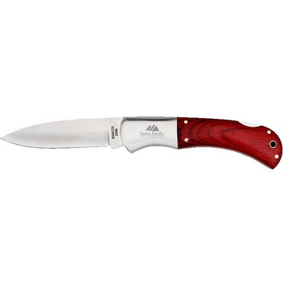 Rustic Wood Handle Knife