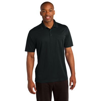 Sport-Tek® Micropique Sport-Wick® Pocket Polo.