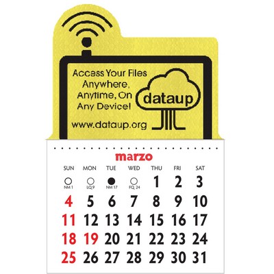 Kwik-Stik Smooth Vinyl Spanish Calendar w/ Side Dome Top