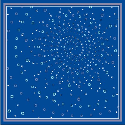 Fine Polyester Digital printed custom logo scarves 24 x 24"