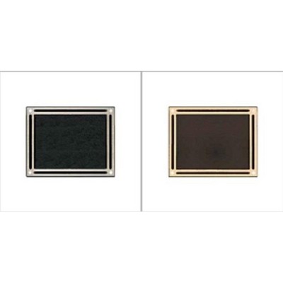 4 X 6 CAST ALUMINUM PLAQUE Black