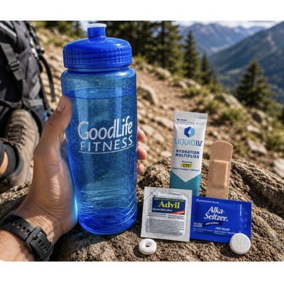 Emergency Hangover Kit w/Water Bottle