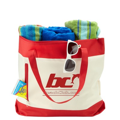 Shoreline Nautical Tote Bag