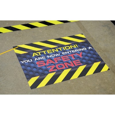 Full Color Repositionable Vertical Floor Decal (18"x24")