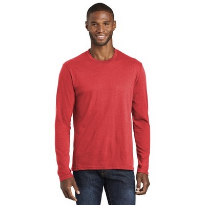 Port & Co™ Long Sleeve Fan Favorite ™ Blend Tee.