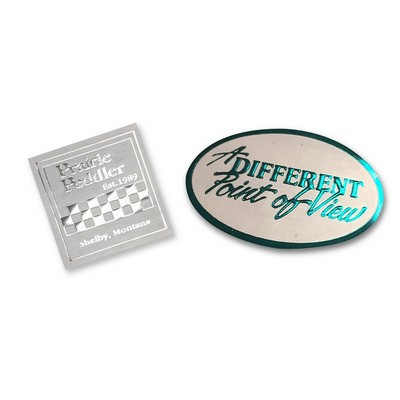 Rectangle Embossed & Foil Hot Stamped Label (3½"x4½")