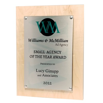 Maple Projection Plaque (9"x12")