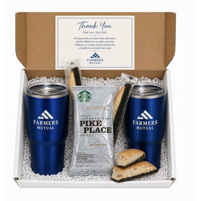 Starbucks Coffee with Set of Stainless Tumblers Boxed