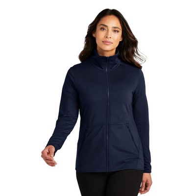 Port Authority® Women's Accord Stretch Fleece Full-Zip