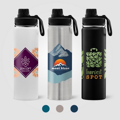 Alaska - 24 oz. Stainless Steel Double Wall Water Bottle - Full-Color Inkjet
