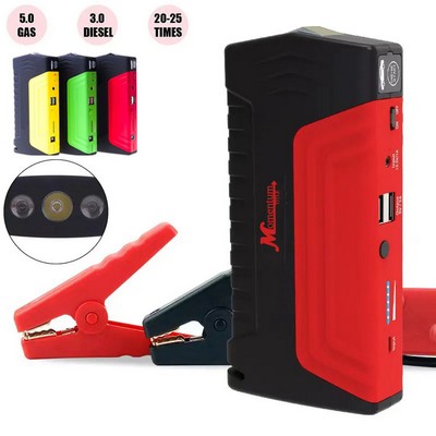 Portable Emergency battery booster 16800mAh Car Jump Starter w/Emergency Hammer & Cutting Blade