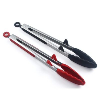 Premium Stainless Steel Locking Cooking Tong