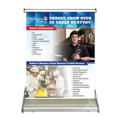 Extra Small Superior Retractable Banner - 24". Full Color