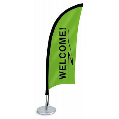 22" Shark Fin Wind Flag Kit - Double Sided