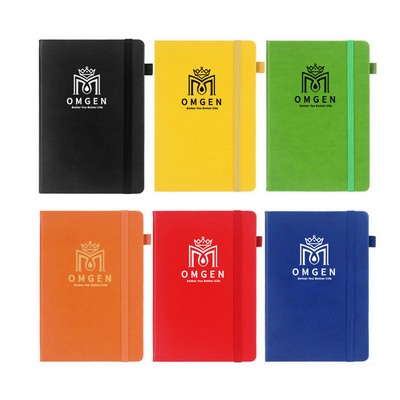 Leather Hardcover Thick Notebook