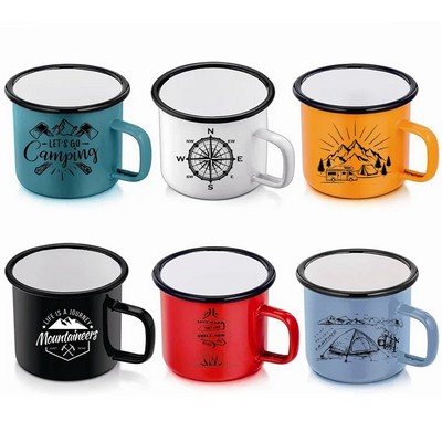 12 oz Vintage Enamel Cup
