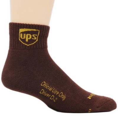 Imported Woven Merino Wool Quarter Cuff Sock