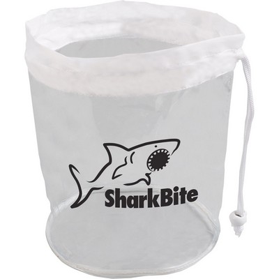 Small Clear Drawstring Bag