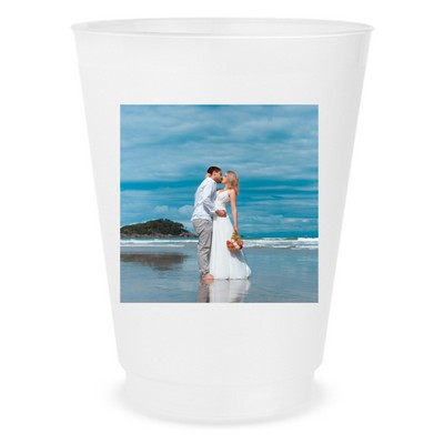 16 Oz Frosted Photo Cups