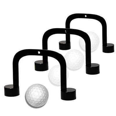 Golf Practice Push Goal 3 Piece Set