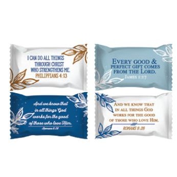 Assorted Sour Candies In A Bible Verse Wrapper