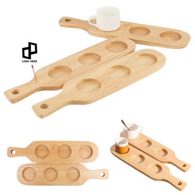Wood Beverage Flight Tray