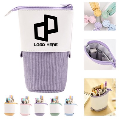 Pu Telescopic Pencil Case