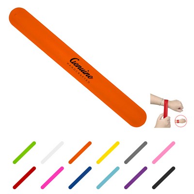 Silicone Snap Bracelet Slap Wristband