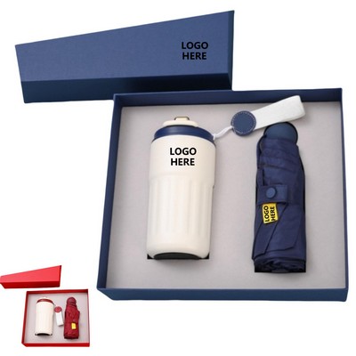 Coffee Cup & Umbrella Set