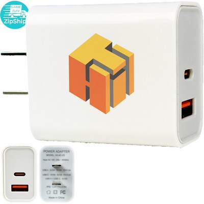 2 In1 Usb Wall Charger 30w