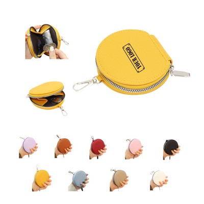 Small Coin Wallet With Keychain