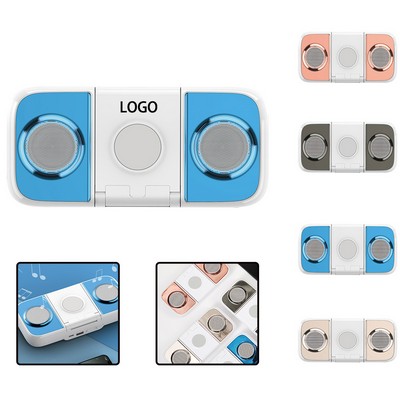 Wireless Bluetooth Speaker with Phone Stand & Charging Station