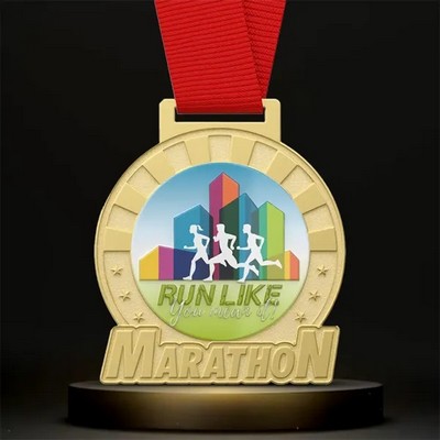 2" UV Printed Marathon Medals
