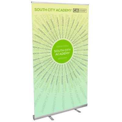 Advantage Retractable Banner - 48" Block Out Vinyl, Full Color