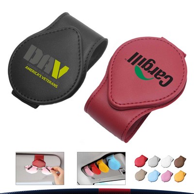 Garo PU Leather Car Glasses Clip