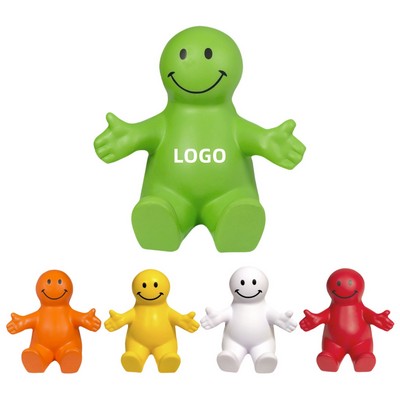 Squeezable Smile Phone Holder