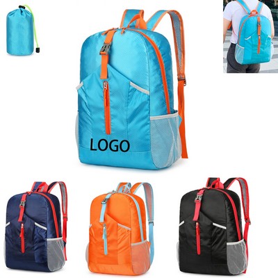 Water-Resistant Foldable Backpack