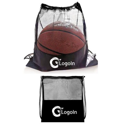 Single Ball Drawstring Mesh Bag for Carrying