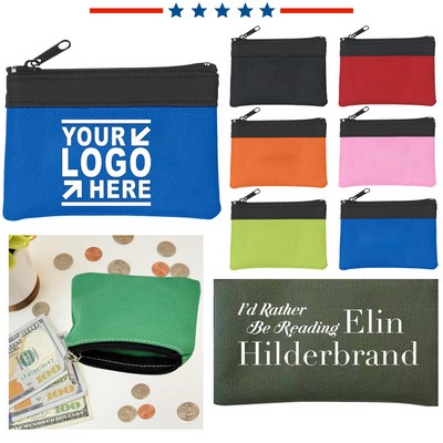 Mini Canvas Coin Purse