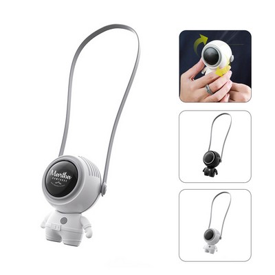 Bladeless Hanging Neck Fan with 360-Degree Wind