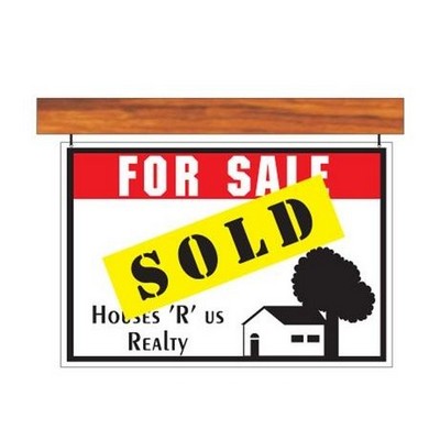 Sold Sign Executive Magnet w/ Full Magnetic Back (4 Square Inch)