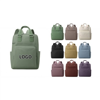 Water Resistant Nylon Women's Backpack for Everyday Versatile Use
