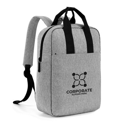Heathered 15" Convertible Laptop Backpack