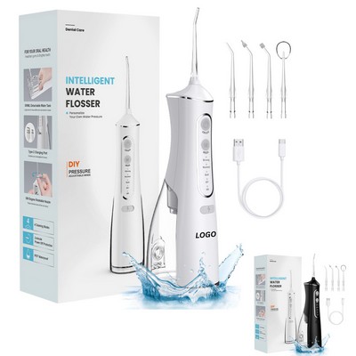 Portable Rechargeable Electric Water Flosser (300ml)