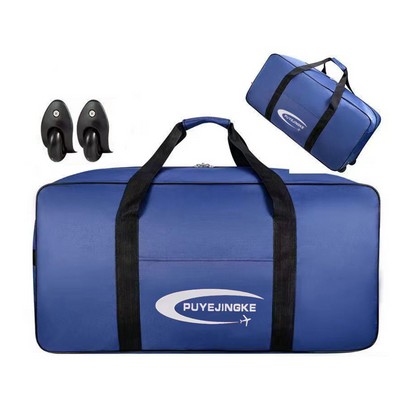 Oxford Cloth Large-capacity Wheeled Duffel Bag