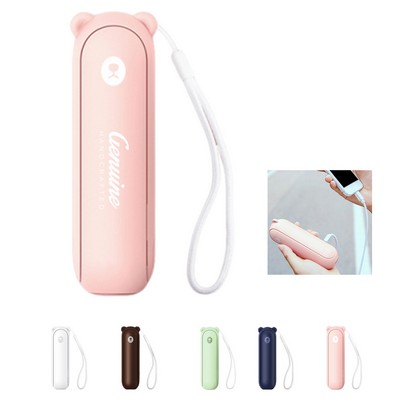 Battery Operated Handheld Fan with Power Bank