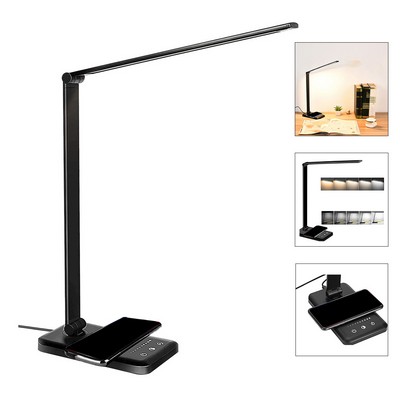Multi-functional Foldable Led Desk Lamp w/ Wireless Charger