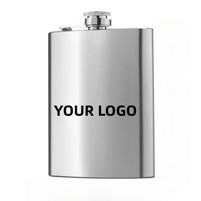 8oz Stainless Steel Wine Alcohol Bottle